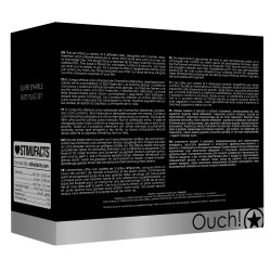 Ouch! Lot de 3 plugs Glitter Argentés